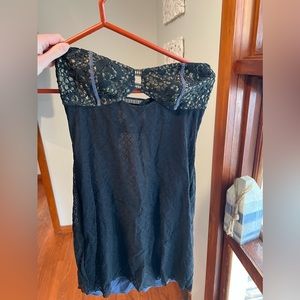 Intimately Free People black and navy intimate dress or sleepwear XS
